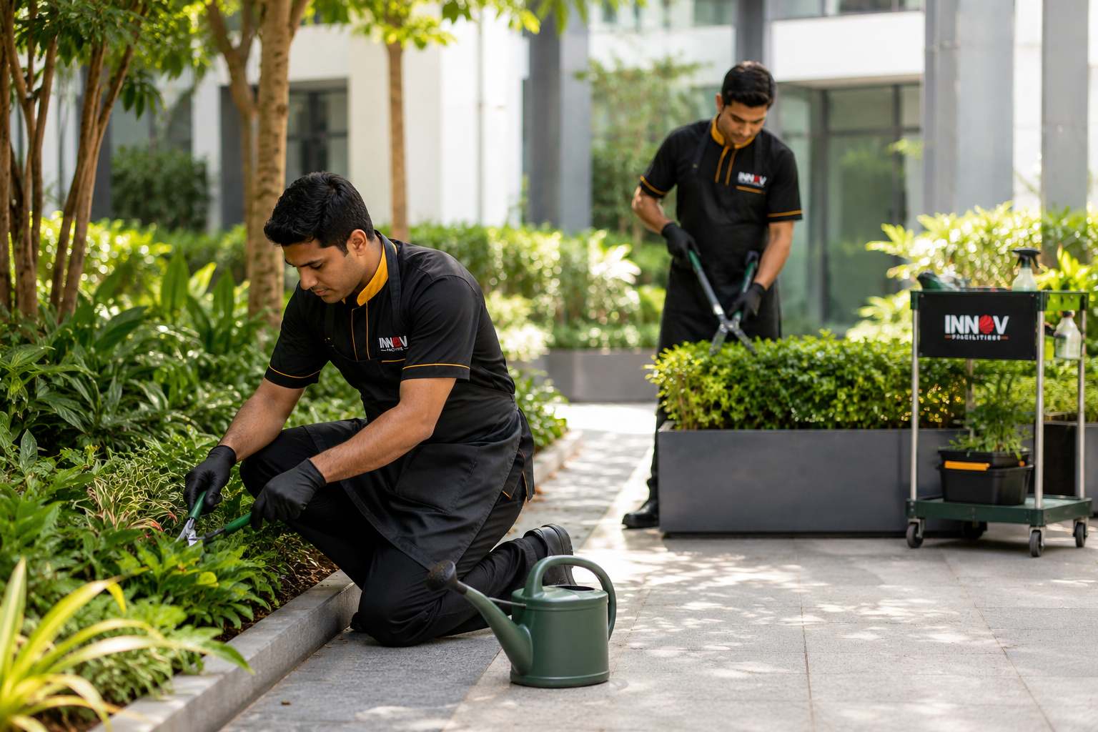 Horticulture Services — landscaping and indoor plant management