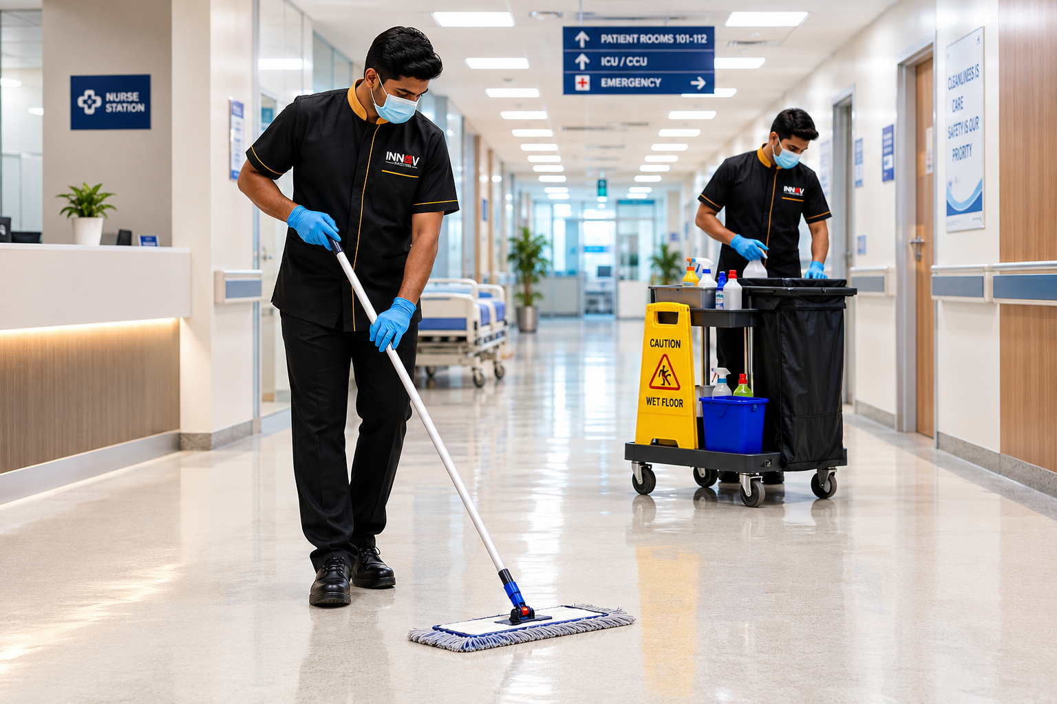 Hospital Services — healthcare sanitisation and biomedical waste management